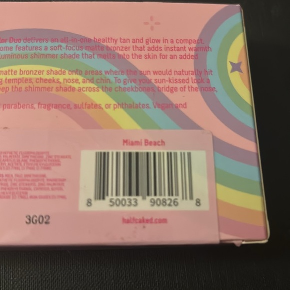 Half Caked Double Dipper Color Duo Miami Beach .20 Oz Palette - NEW* - Picture 5 of 7